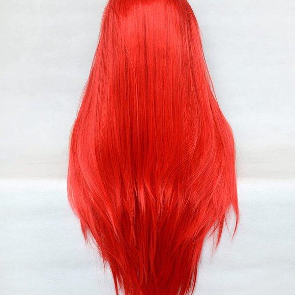 Straight Red Lace Front Wig - Picture 3 of 3
